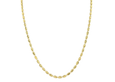 Stylish Chain Yellow Gold Colour 925 Sterling Silver